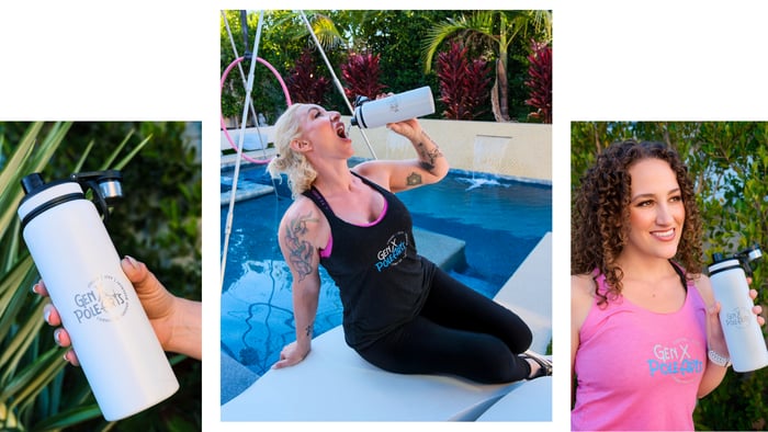 GenX Pole Arts Stainless Water Bottle image